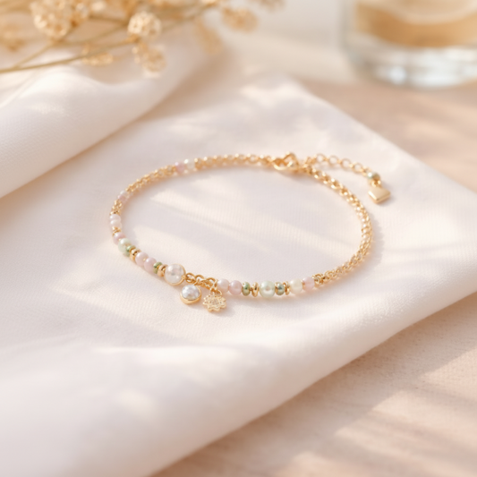 Bracelet en acier inoxydable doré