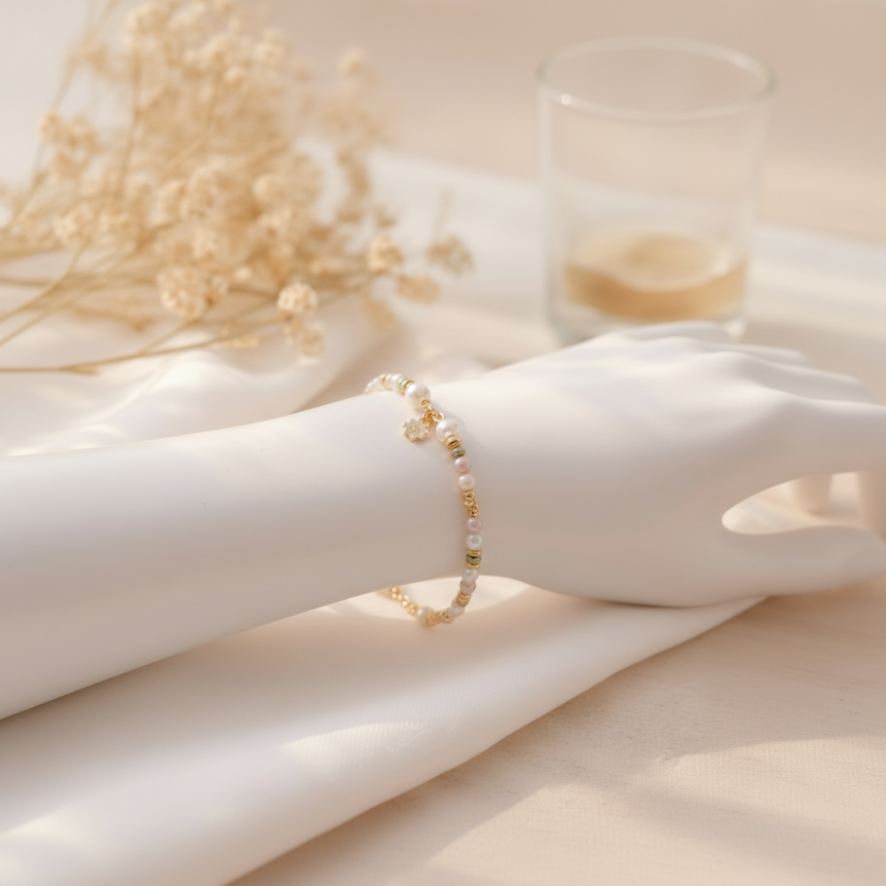 Bracelet en acier inoxydable doré
