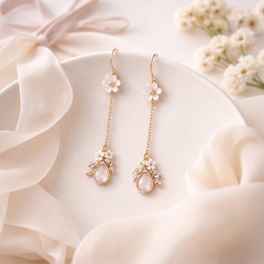 Boucles d'oreilles en acier inoxydable doré