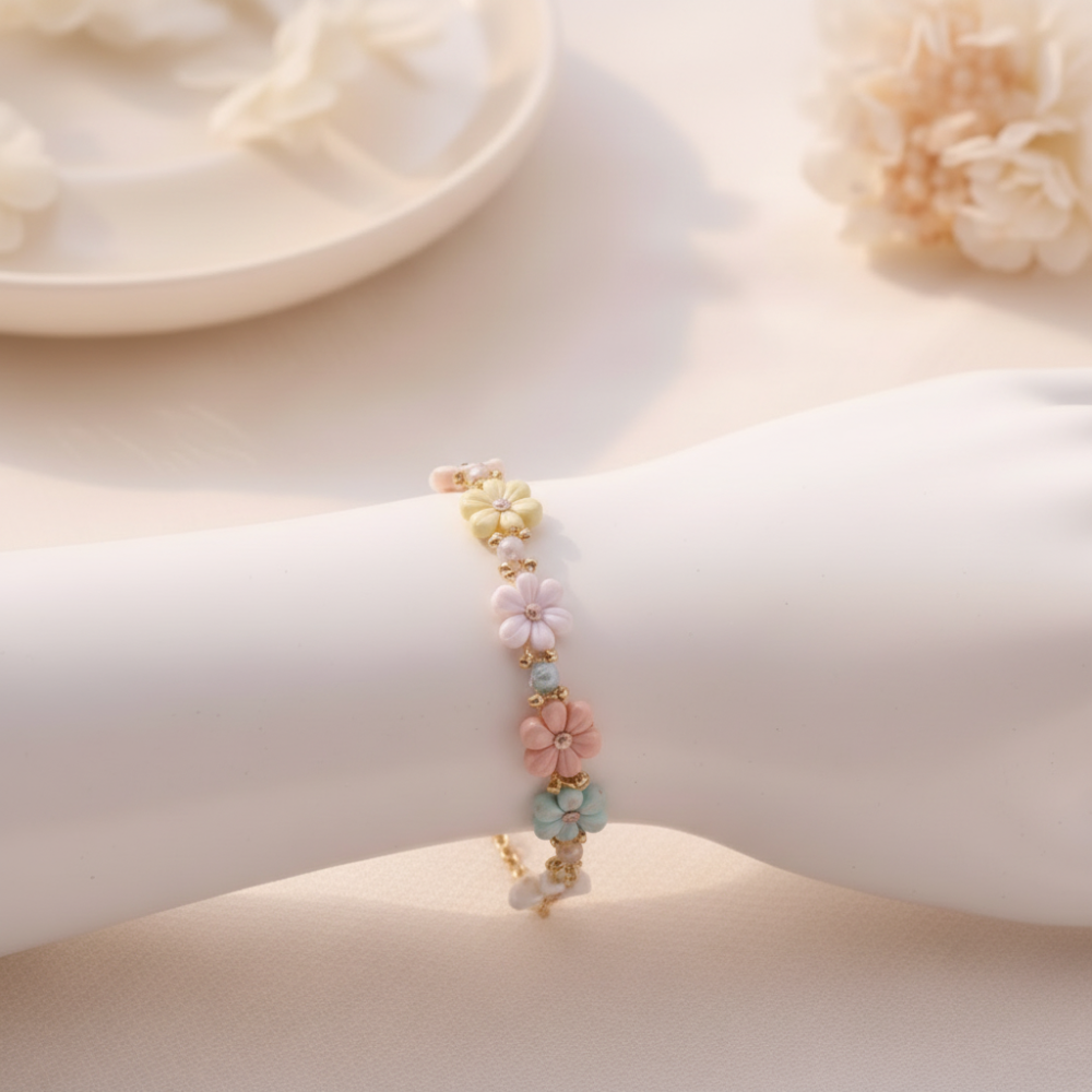 Bracelet en acier inoxydable plaqué or