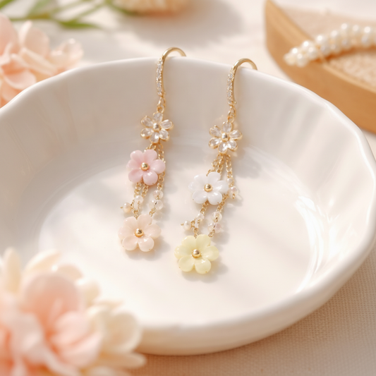 Boucles d'oreilles en acier inoxydable plaqué or